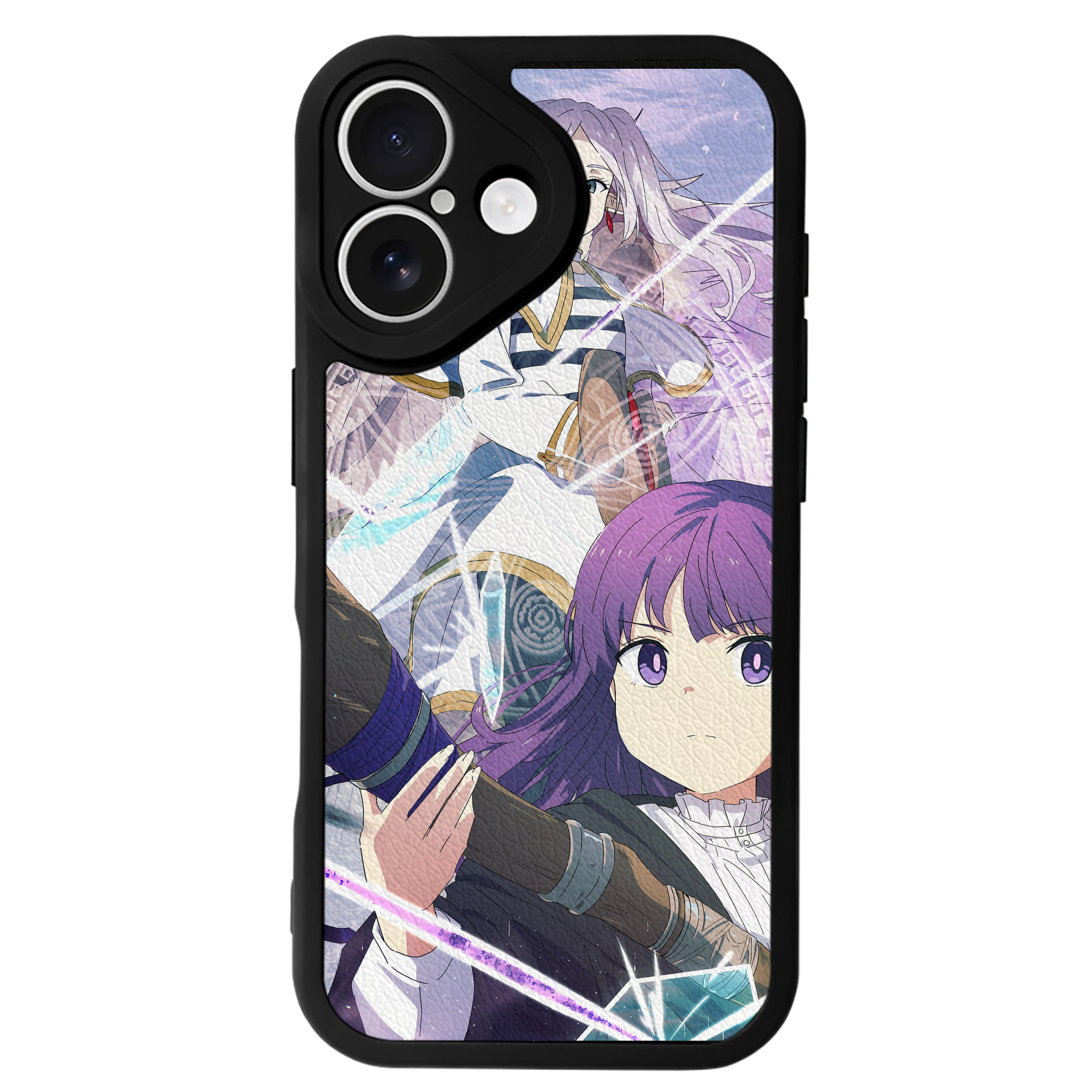 （画像用） 葬送のフリーレン Frieren 【iPhone 16シリーズ対応】シリコンスマホケース（レザー調） 材質：シリコン